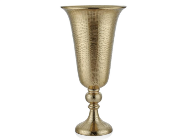 Lamedore Hammer Gold Büyük Vazo 30x30x57 Cm