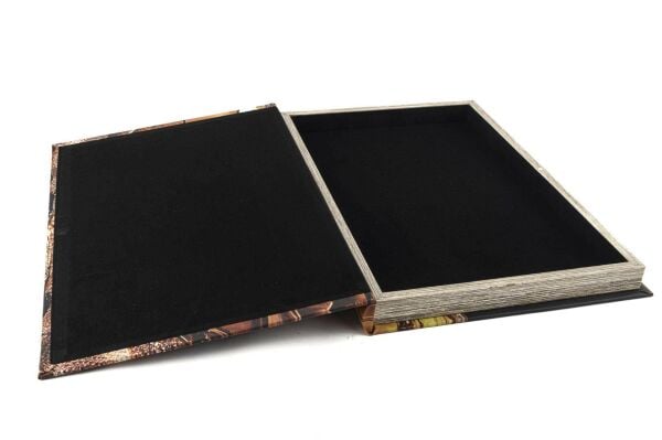 Mikasa Moor Turuncu Pembe Kitap Kutu 35x24x3cm