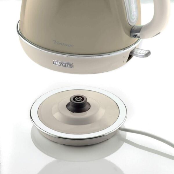 Ariete Vintage 2869 Çelik Kettle Bej