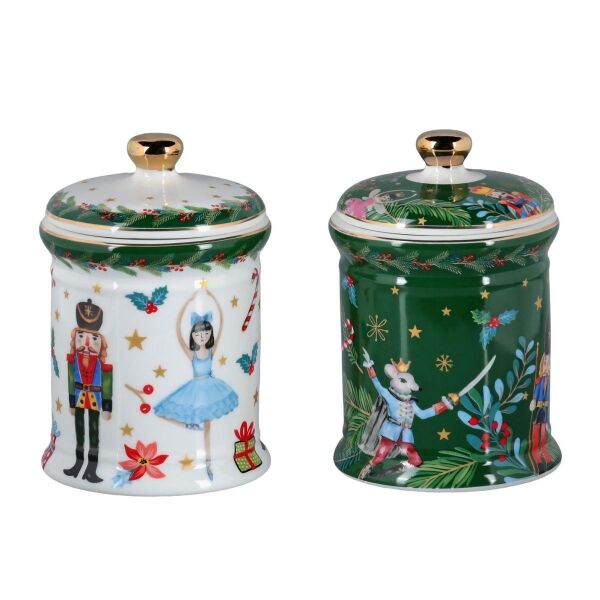 Lucky Art Jollina Bone 2Li Kavanoz Seti 14Cm