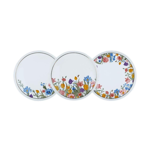 Luckyart Olivia 6'lı Bone 27 Cm Servis Tabağı Seti