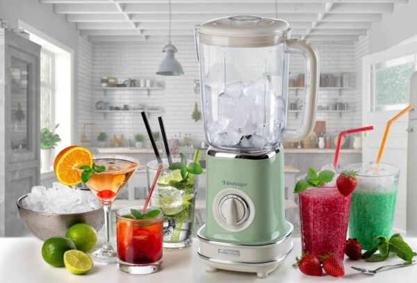 Ariete Vintage 568 Buz Kırıcılı Smothie Blender Yeşil