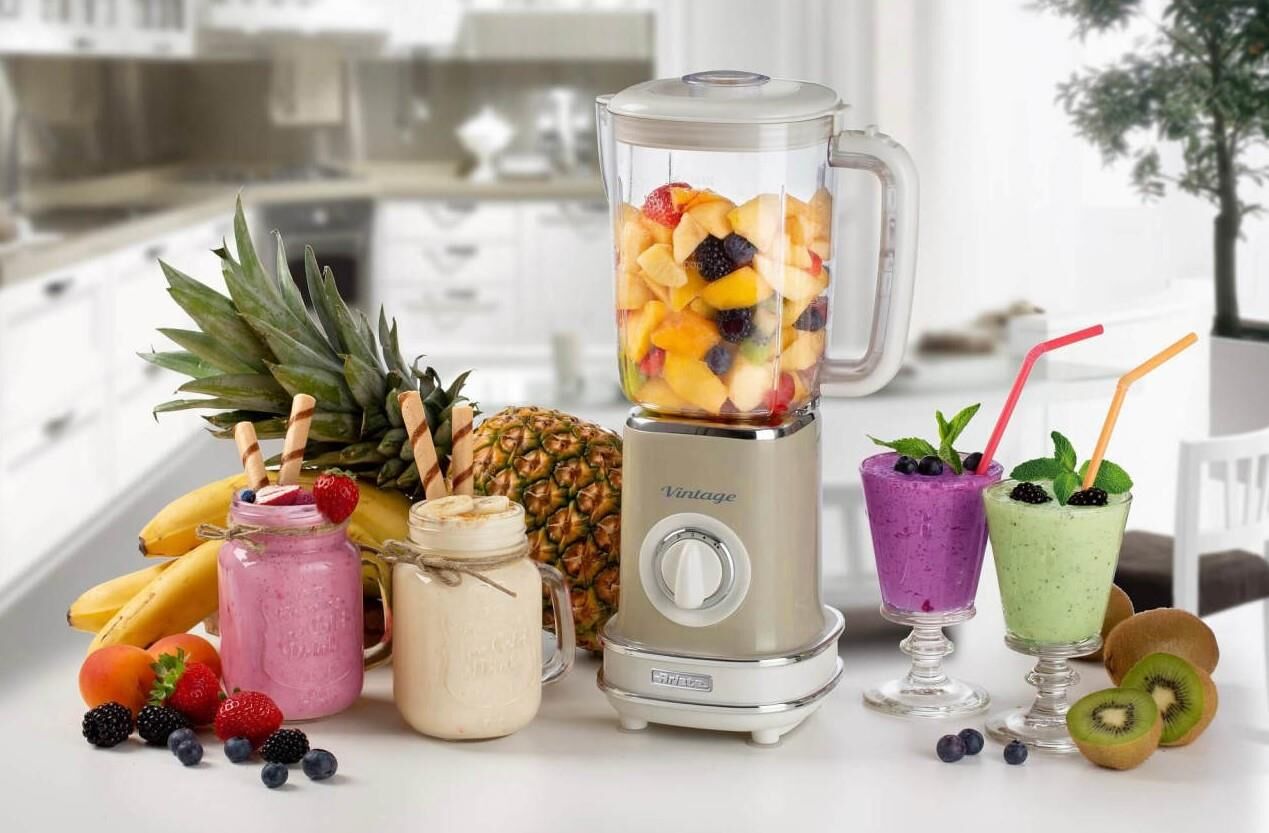 Ariete Vintage 568 Buz Kırıcılı Smothie Blender Bej