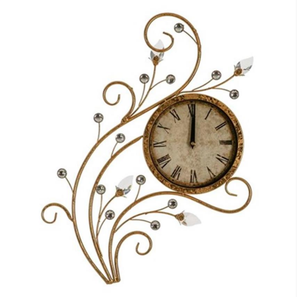 Vitale Kristal Metal Duvar Saati 37 x 3,8 x 54 cm