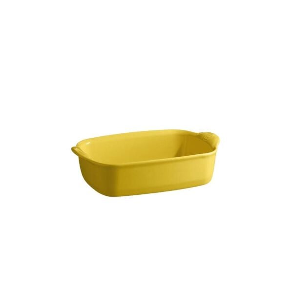 Emile Henry Fırın Kabı Dikdörtgen 22 x 14 cm Mat Sarı/Provence Yellow