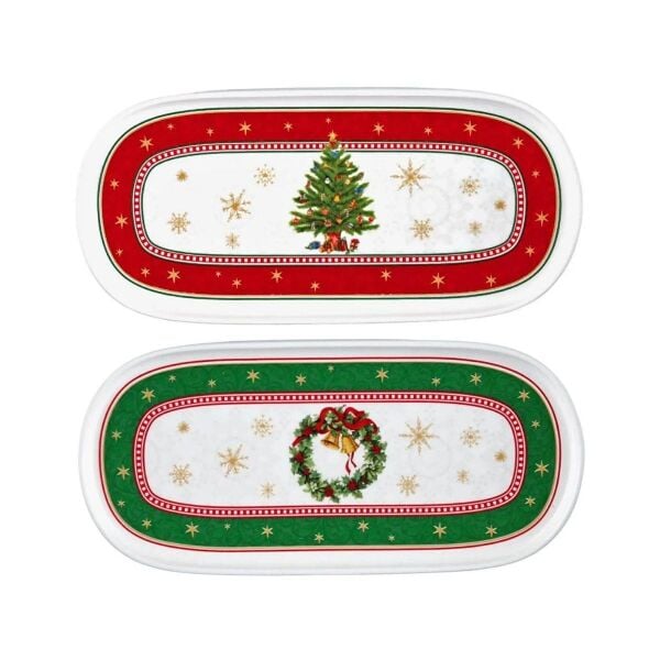 Lucky Art Merrilyn Bone 25Cm 2 Li Tabak Seti