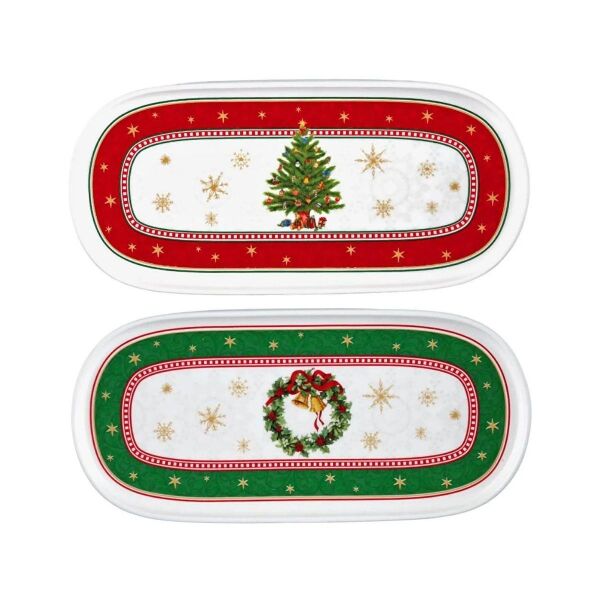 Lucky Art Merrilyn Bone 25Cm 2 Li Tabak Seti