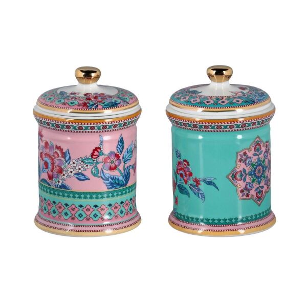 Lucky Art Bloome Bone 2Li Kavanoz Seti 14Cm