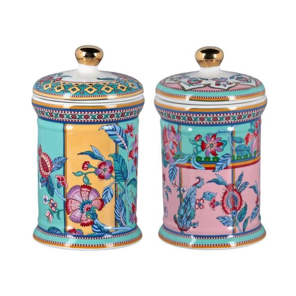 Lucky Art Bloome Bone 2Li Kavanoz Seti 19Cm