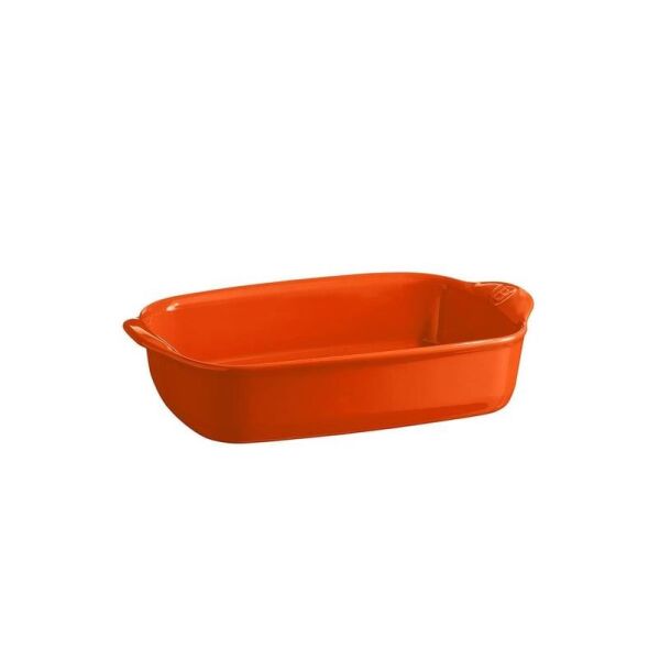 Emile Henry Fırın Kabı Dikdörtgen 30 x 19 cm Turuncu/Toscane