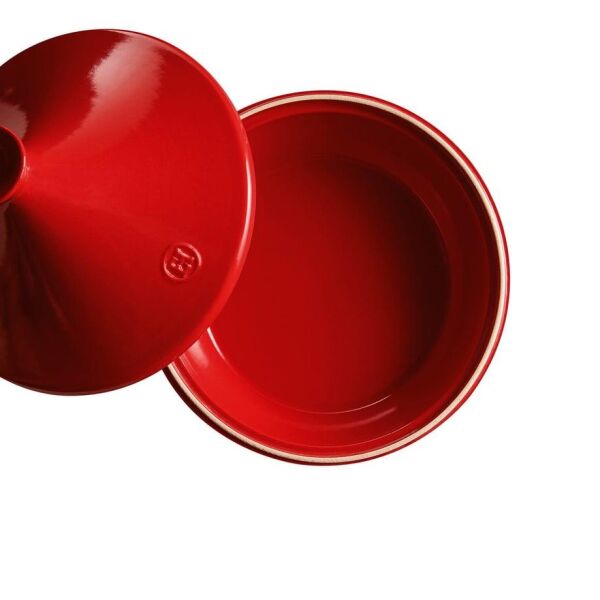Emile Henry Tajin 27 cm 3 Lt Kırmızı/Burgundy