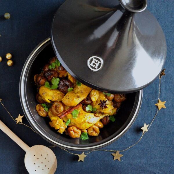 Emile Henry Tajin 27 cm 3 Lt Kırmızı/Burgundy