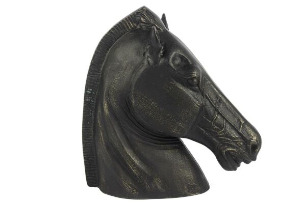 Mikasa Moor Siyah At Büst 36x16x37 cm