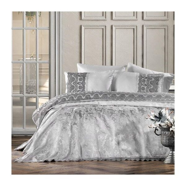 Zebra Casa Mantova Nevresimli Pike Takımı Gri