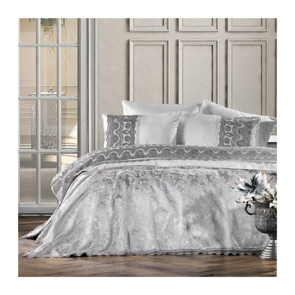 Zebra Casa Mantova Nevresimli Pike Takımı Gri