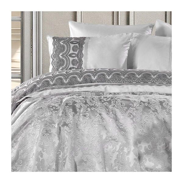 Zebra Casa Mantova Nevresimli Pike Takımı Gri