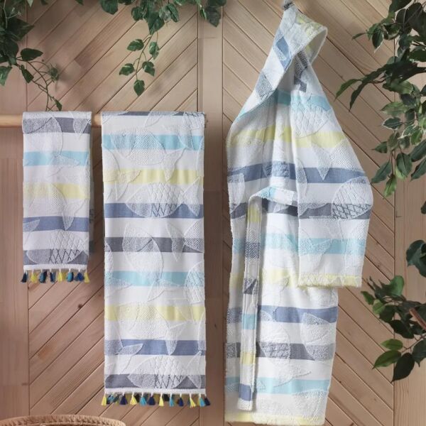 Sarev Mai 50x90 cm Havlu-Beyaz