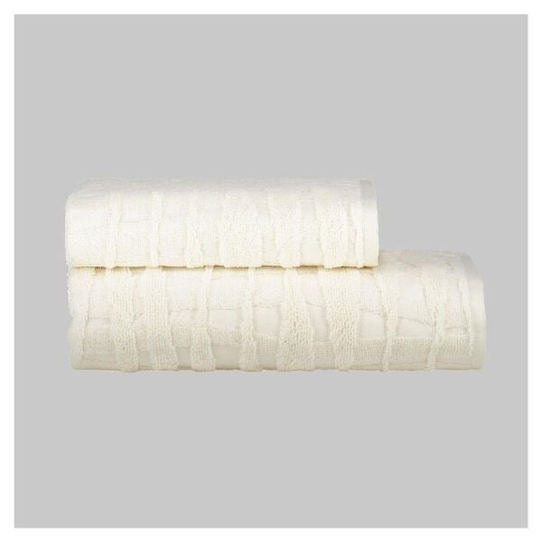 Sarev Poseidon Havlu Ekru 50x90