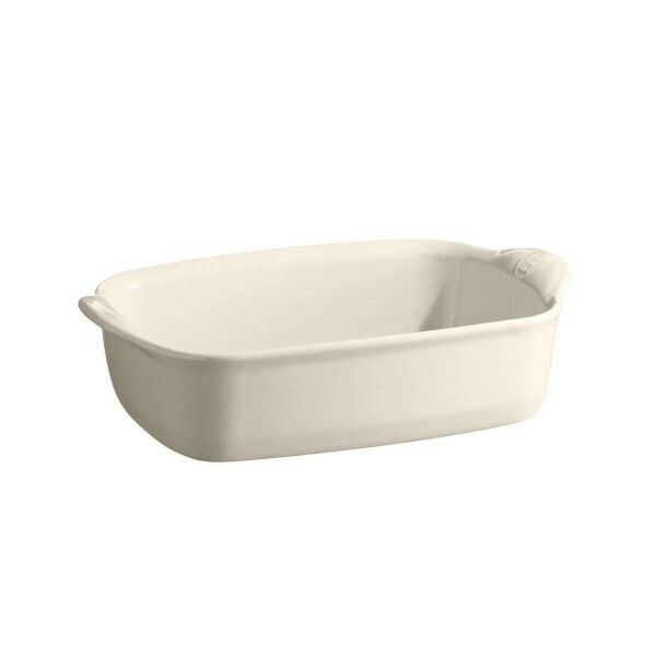 Emile Henry Fırın Kabı Dikdörtgen 22 x14 cm Ekru/Clay-29649