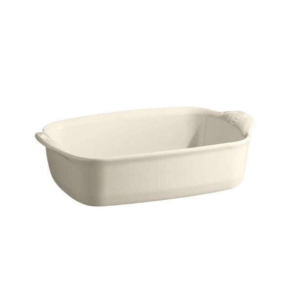 Emile Henry Fırın Kabı Dikdörtgen 22 x14 cm Ekru/Clay-29649