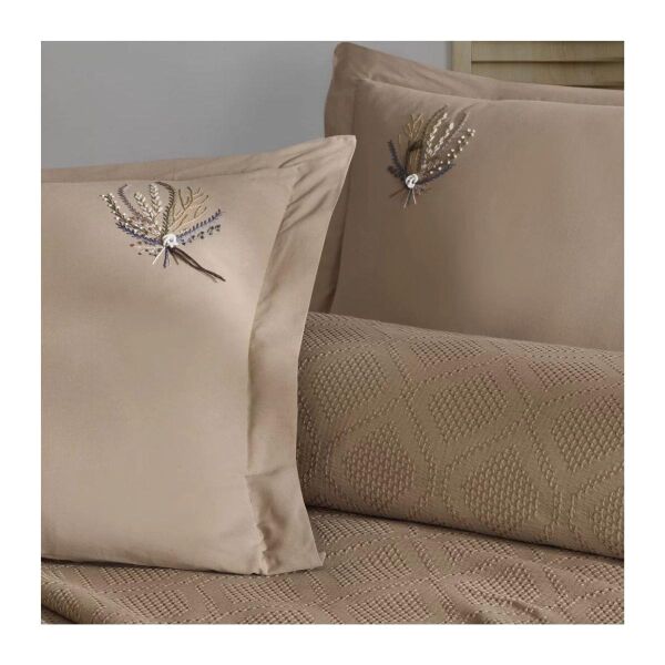 Zebra Casa Sandal Pike Seti Kahverengi Çift Kişilik