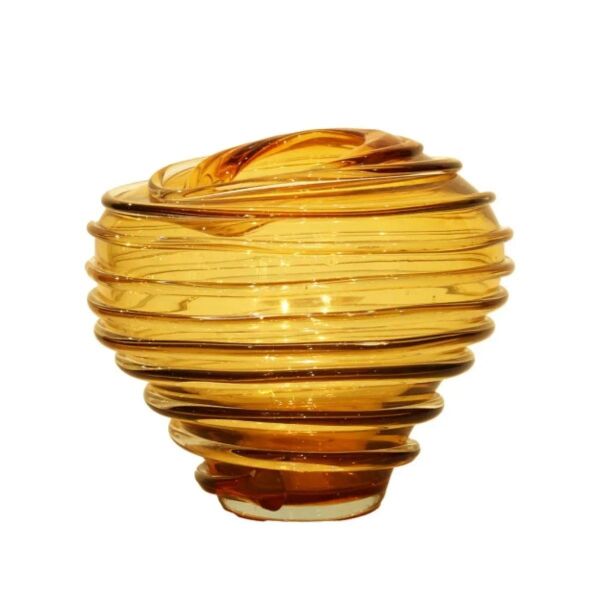 Lucky Art Amber Cam Kare Sunumluk 25x25x11 cm