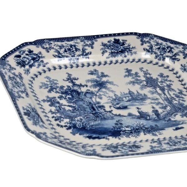 Lucky Art Florantine Sunum Tabaği 31Cm Mavi