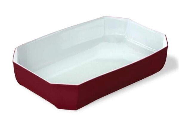 Pyrex 295B005/7145 Dikdörtgen Fırın Kabı Kırmızı 33 x 22 x 7 cm