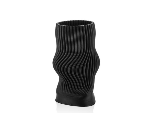Lamedore Linear Siyah 3d Büyük Vazo 21x21x38 Cm