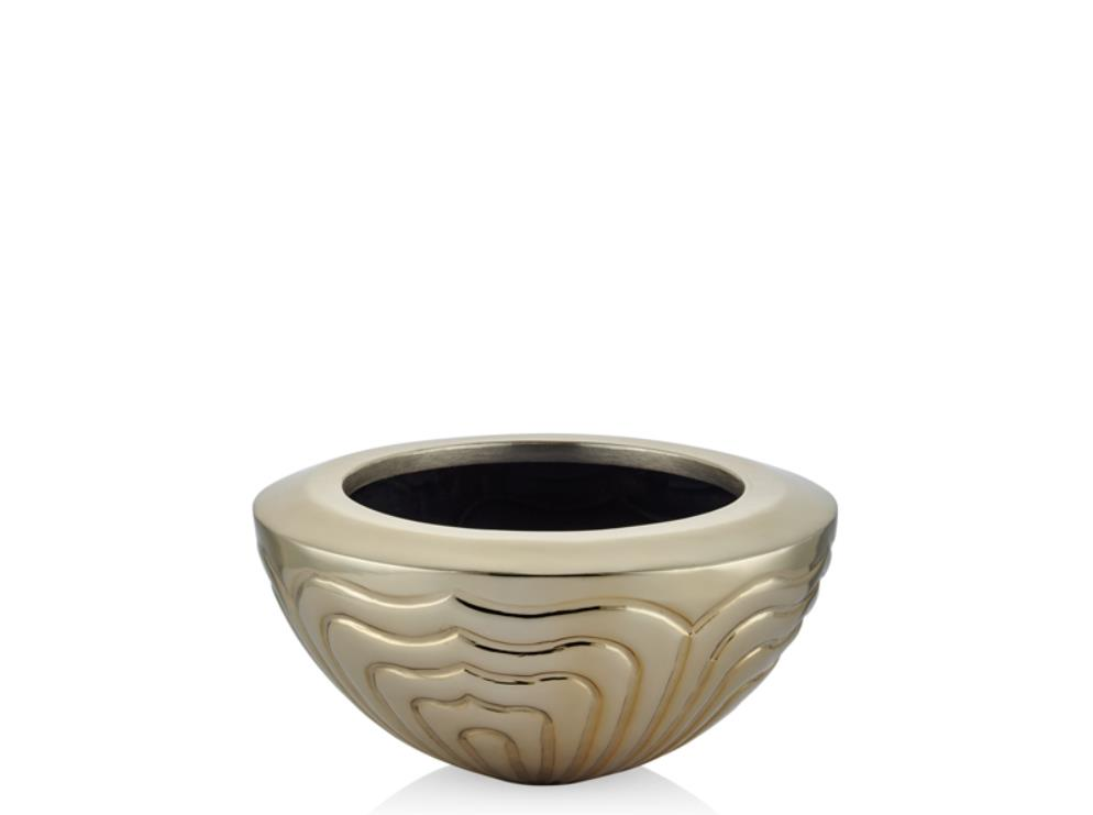 Lamedore Karter Gold Orta Boy Vazo 29,5 x 29,5 x 14 Cm