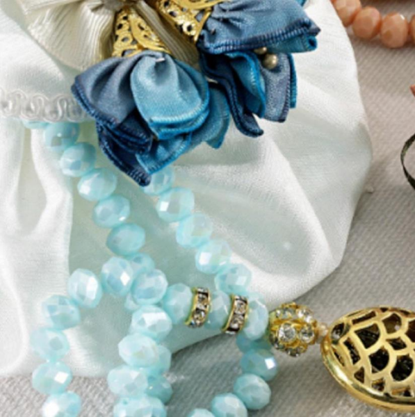 Nazik Home Haseki Keseli Kristal Tesbih