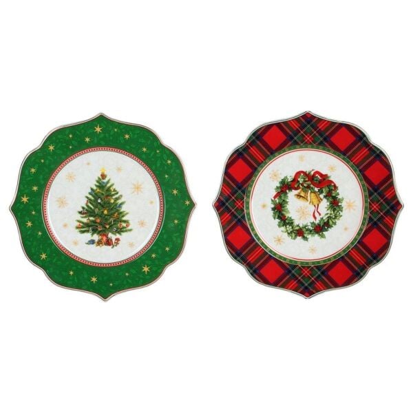 Lucky Art Merrilyn Bone 2Li Servis Tabagi Seti 28Cm