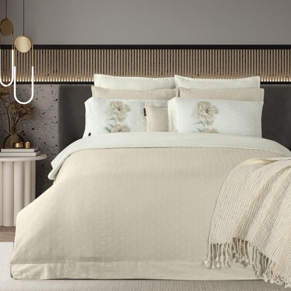 Sarev Lorent Jakarlı Nevresim Takımı Çift Kişilik 4 Yastık