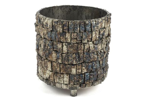 Mikasa Moor Antik Gümüş 3'Iü Vazo 34x26x19 cm