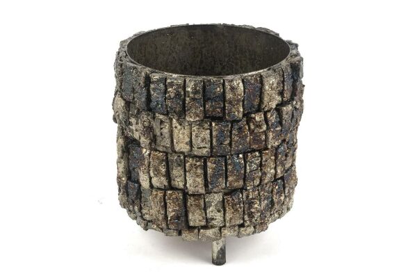 Mikasa Moor Antik Gümüş 3'Iü Vazo 34x26x19 cm