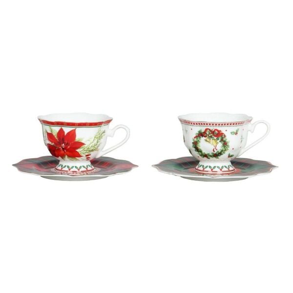 Lucky Art Merrilyn Bone 2Li Çay Fincani Seti