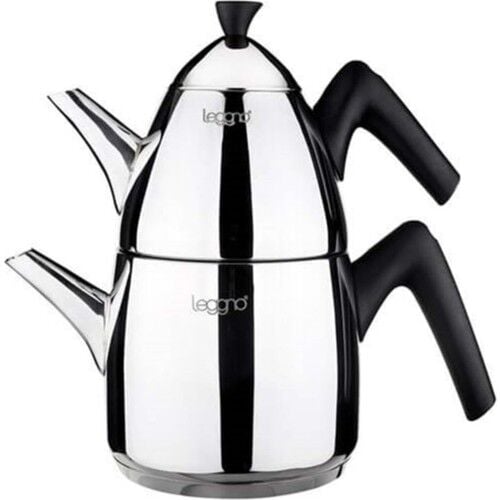 Leggno Joy1232cy01rd 0.75 Lt + 1.5 Lt Çaydanlık Kırmızı Sap