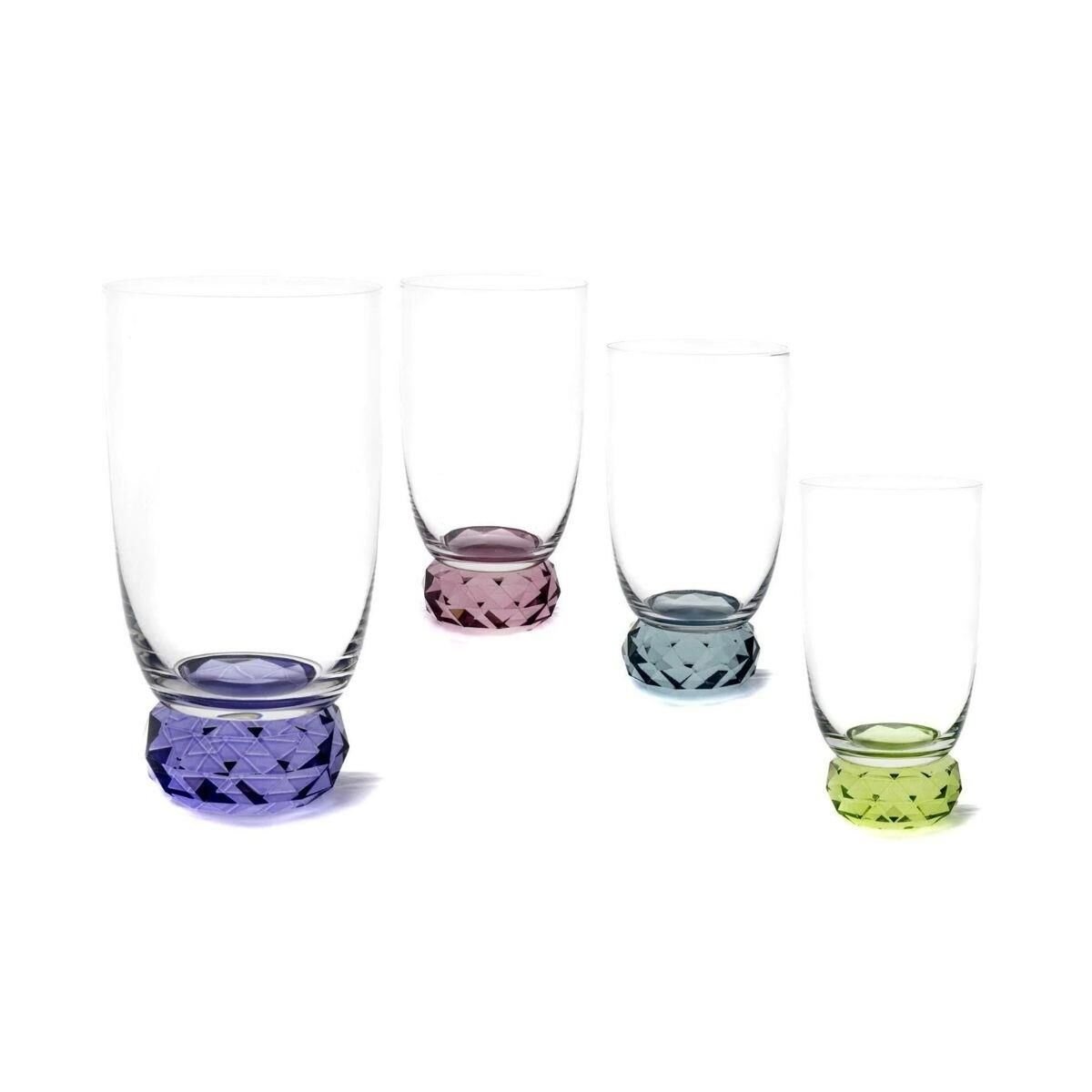 Mikasa Moor  Moonly Renkli 4lü Meşrubat Bardağı