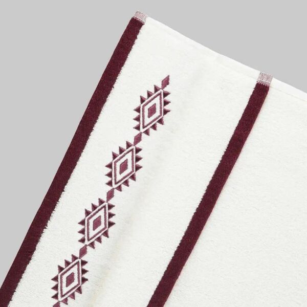 Sarev Milagros Shine 50x90 cm Havlu-Bordo