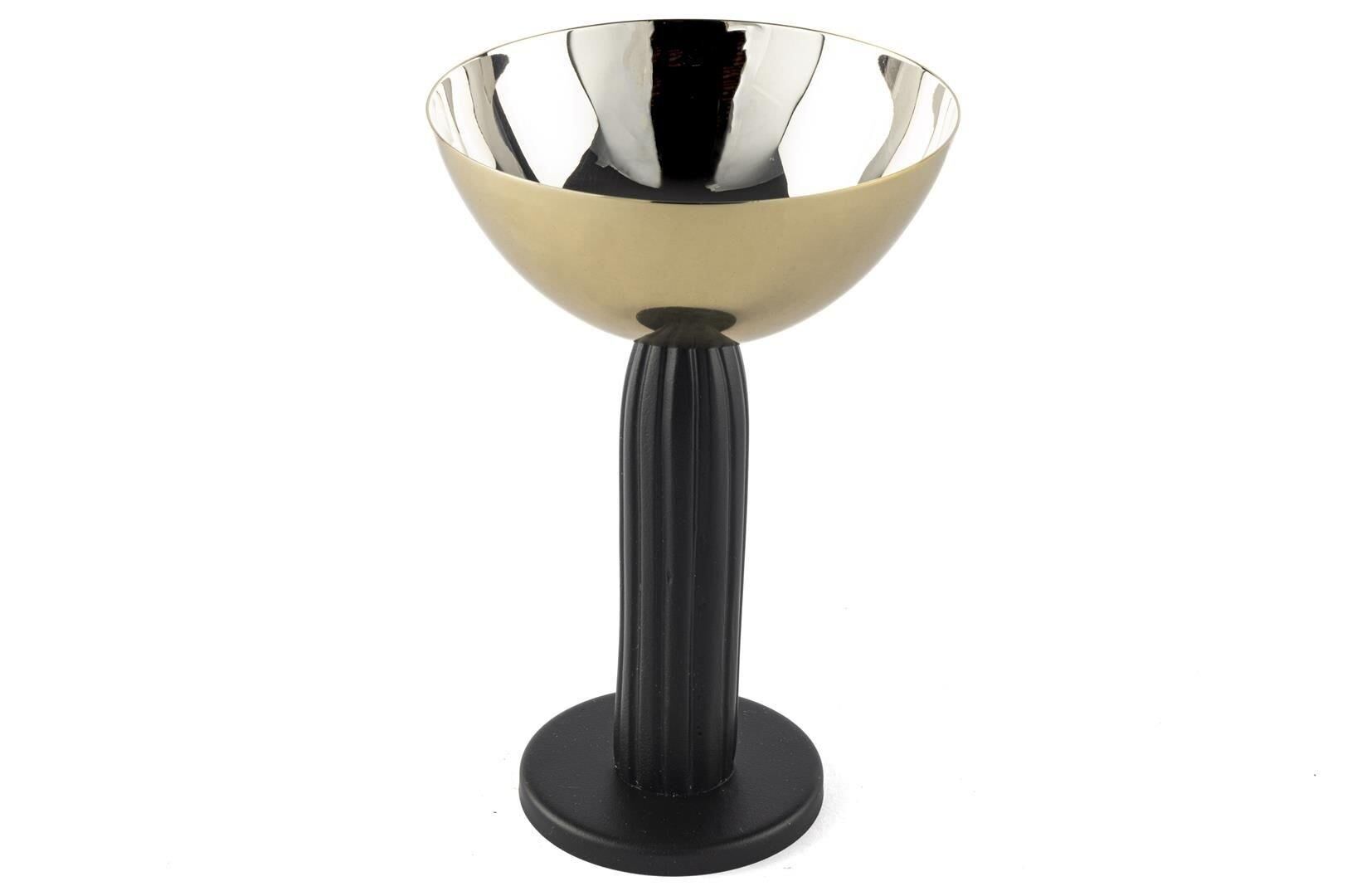 Mikasa Moor Gold Gümüş Siyah Dekor Kase 11x16 cm