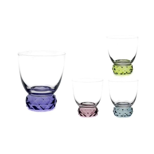 Mikasa Moor  Moonly Renkli 4lü Su Bardağı