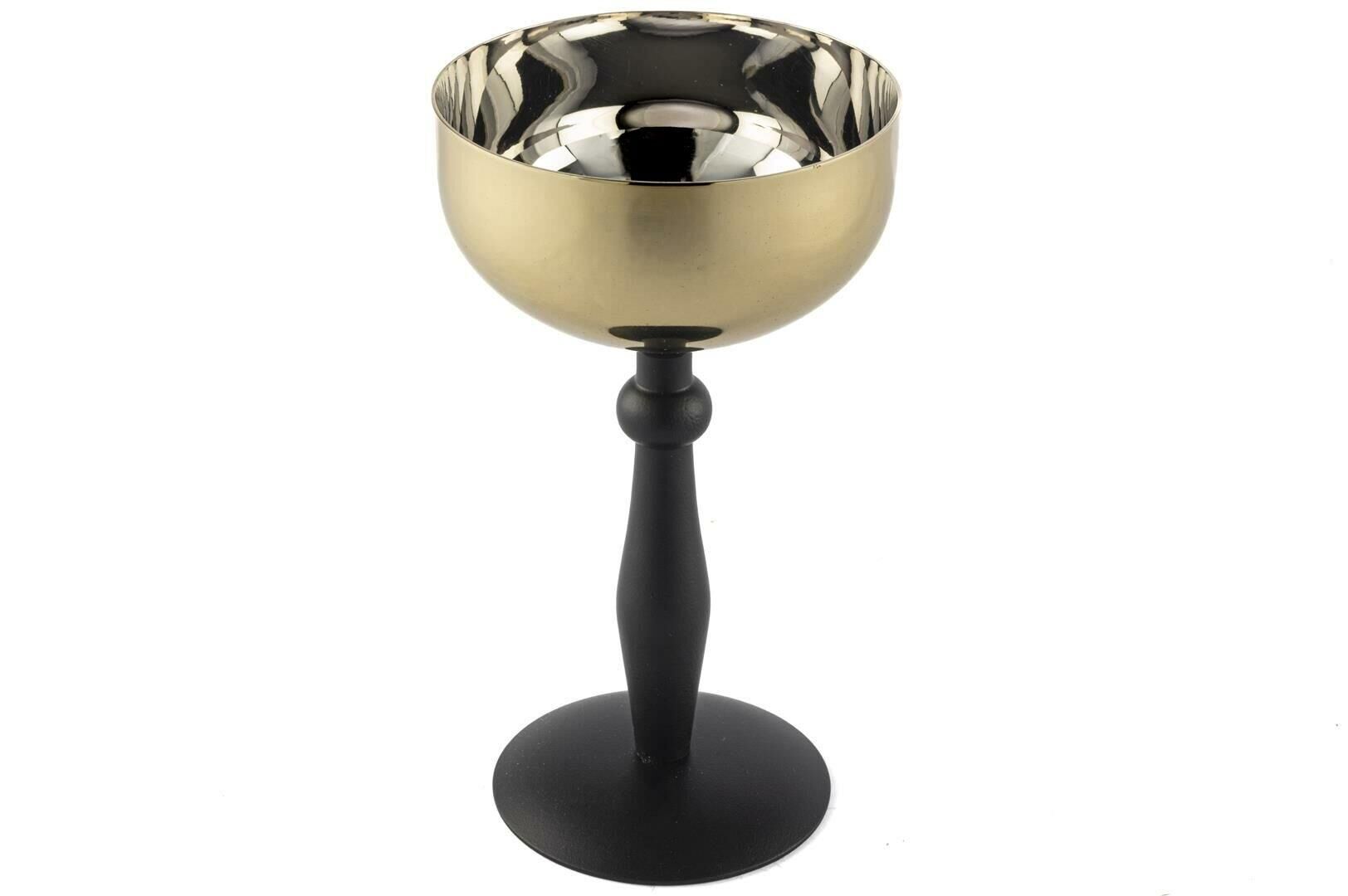 Mikasa Moor Gold Gümüş Siyah Dekor Kase 9x17 cm