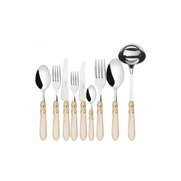 Bugatti Aladdin Ivory Gold 75 Parça Çkb Seti