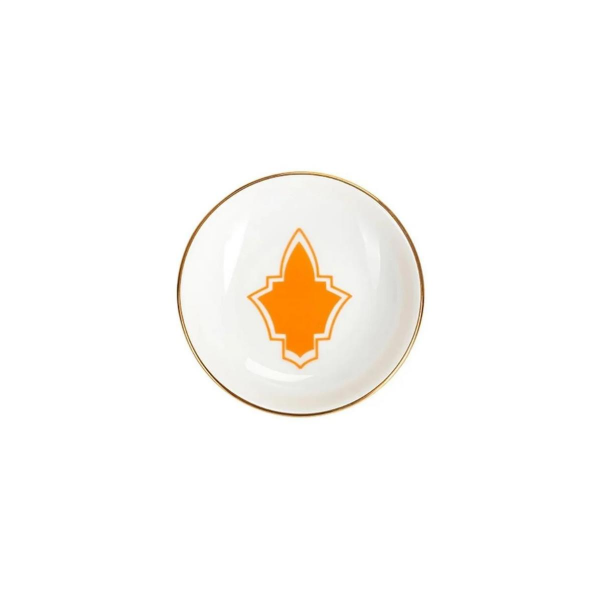 Porland Morocco Desen3 Turuncu Mini Kase 10cm