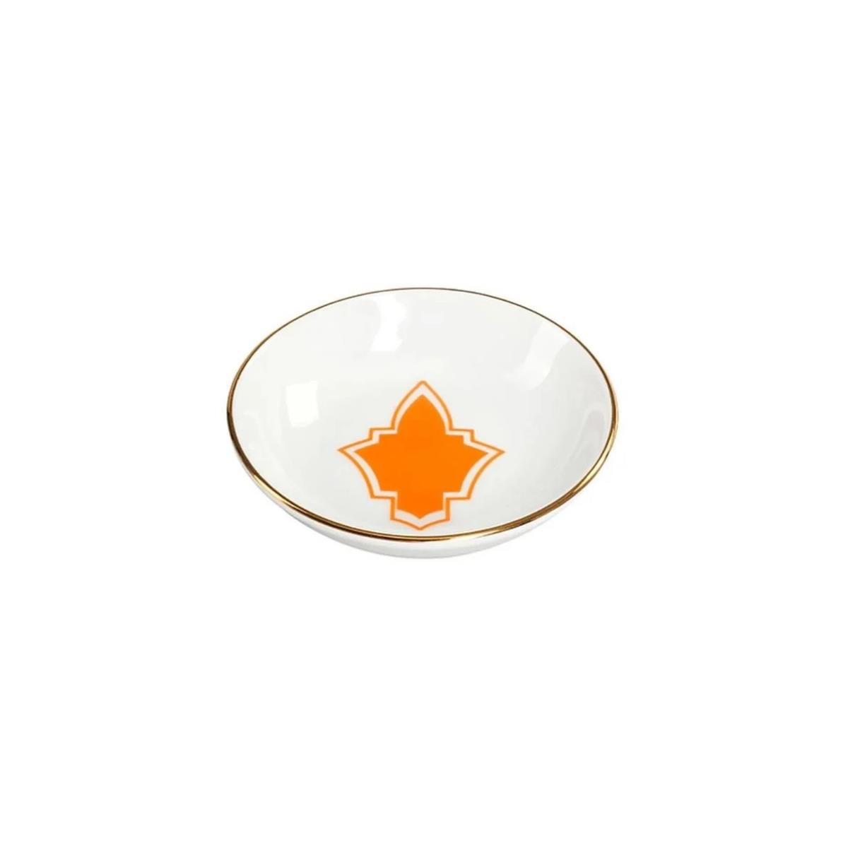 Porland Morocco Desen3 Turuncu Mini Kase 10cm