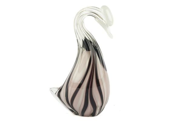 Mikasa Moor Pembe Siyah Beyaz Cam Dekor Obje 4 cm