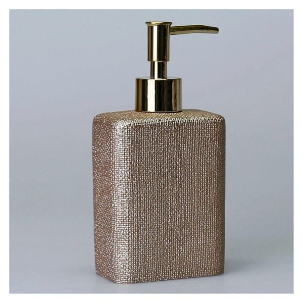 Selim Dekor Linen Banyo Seti Vizon