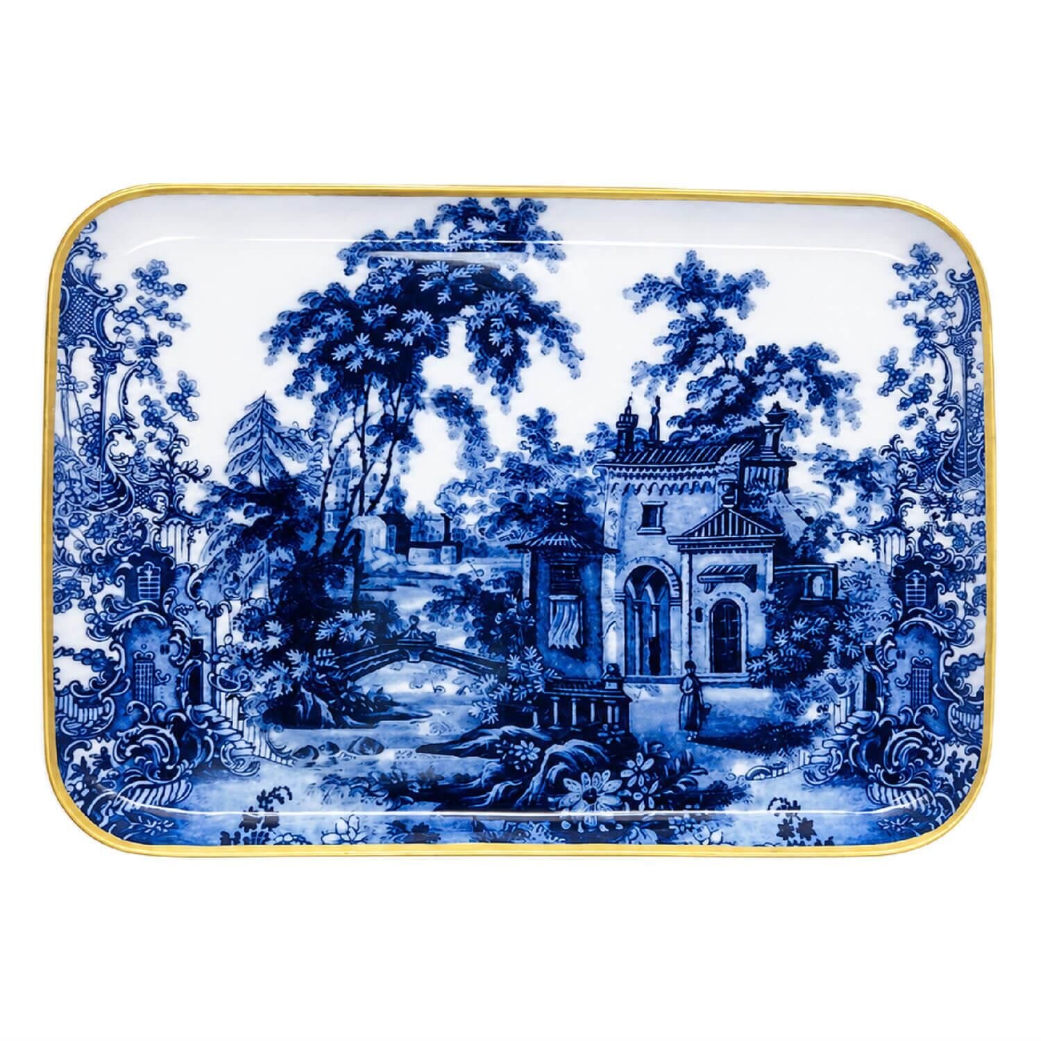 Lucky Art Florantine Dekoratif Tepsi 40x29cm