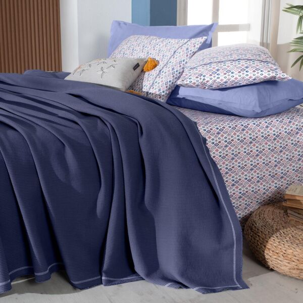 Sarev Abel Pike Takımı 1 Yastık-Lacivert