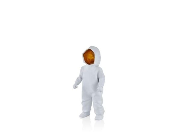 Lamedore Ghost Child White Gold Decor 13,5x8x30 Cm
